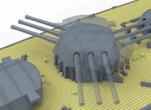 画像3: モンモデル[MENPS-001]1/700 イギリス海軍戦艦ロドネイ (3)