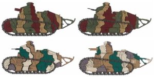 画像2: モンモデル[MENTS-008S]1/35 日本陸軍ルノー甲型戦車(日本限定品1000個) (2)