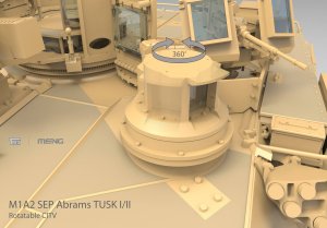 画像13: モンモデル[MENTS-026]1/35 アメリカ主力戦車 M1A2 SEP TUSK I/TUSK II (13)