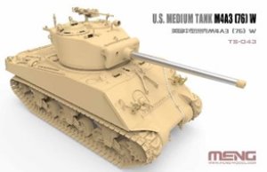 画像2: モンモデル[MENTS-043]1/35 アメリカ中戦車 M4A3(76)W (2)