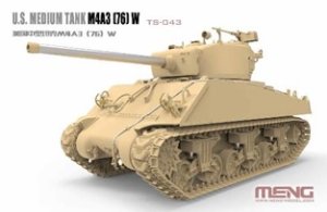 画像3: モンモデル[MENTS-043]1/35 アメリカ中戦車 M4A3(76)W (3)