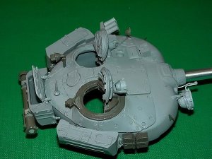 画像3: Miniarm[B35050]T-72A/AV アンチ・ラディエーションアーマー付き 砲塔セット(タミヤ用) (3)