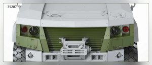 画像3: Miniarm[B35287]1/35 現用 露/ソ KAMAZ K-4386タイフーン用 新型フロントグリルセット(RPGスケールモデル/ズベズダ用) (3)