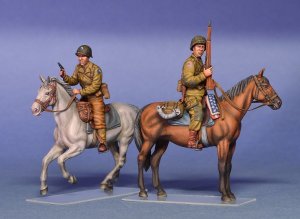 画像2: ミニアート[MA35151]1/35 アメリカ兵（ノルマンディー1944）乗馬セット (2)