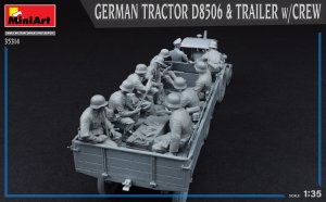 画像6: ミニアート[MA35314]1/35ドイツトラクター D8506  トレーラークルー付き (6)
