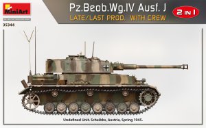 画像5: ミニアート[MA35344]1/35IV号戦車J型Pz.Beob.wg.砲兵観測車 後期/最終生産型 選択式（乗員５体付） (5)