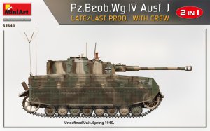 画像9: ミニアート[MA35344]1/35IV号戦車J型Pz.Beob.wg.砲兵観測車 後期/最終生産型 選択式（乗員５体付） (9)