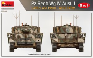 画像6: ミニアート[MA35344]1/35IV号戦車J型Pz.Beob.wg.砲兵観測車 後期/最終生産型 選択式（乗員５体付） (6)