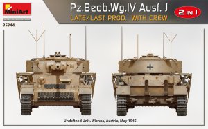 画像10: ミニアート[MA35344]1/35IV号戦車J型Pz.Beob.wg.砲兵観測車 後期/最終生産型 選択式（乗員５体付） (10)