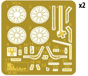 画像3: ミニアート[MA35422]1/35 米兵 w/ WLAオートバイ (3)