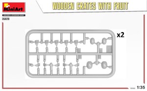 画像2: ミニアート[MA35628]1/35　木箱とフルーツセット (2)