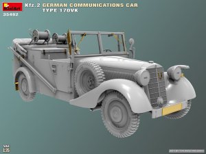 画像2: ミニアート[MA35492]1/35 Kfz.2 ドイツ軍通信車 170VK型 (2)