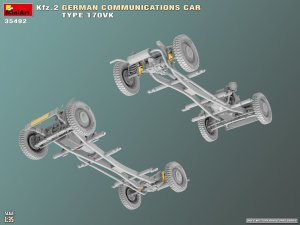 画像11: ミニアート[MA35492]1/35 Kfz.2 ドイツ軍通信車 170VK型 (11)