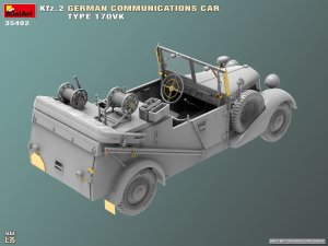 画像5: ミニアート[MA35492]1/35 Kfz.2 ドイツ軍通信車 170VK型 (5)