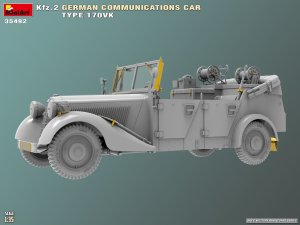 画像8: ミニアート[MA35492]1/35 Kfz.2 ドイツ軍通信車 170VK型 (8)