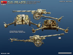 画像11: ミニアート[MA53013]1/35 ドイツ軍 7.5cm PaK 40 後期型 w/エリート砲兵連隊乗員。特別版 (11)