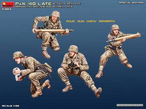 画像3: ミニアート[MA53013]1/35 ドイツ軍 7.5cm PaK 40 後期型 w/エリート砲兵連隊乗員。特別版 (3)