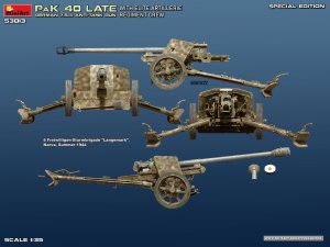 画像10: ミニアート[MA53013]1/35 ドイツ軍 7.5cm PaK 40 後期型 w/エリート砲兵連隊乗員。特別版 (10)