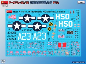 画像2: ミニアート[MA48039]1/48 P-47D-15/16 サンダーボルト 太平洋戦線 ベーシックキット (2)