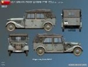 画像5: ミニアート[MA53003]1/35 Kfz.1 ドイツ軍兵員輸送車 タイプ170VK（帆布仕様） (5)