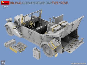 画像3: ミニアート[MA35495]1/35 Kfz.2/40 ドイツ軍修理車 170VK型 (3)