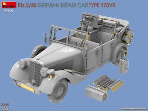 画像6: ミニアート[MA35495]1/35 Kfz.2/40 ドイツ軍修理車 170VK型 (6)