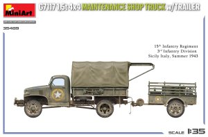 画像3: ミニアート[MA35498]1/35 G7117 1.5t 4x4 整備用トラックw/トレーラー (3)