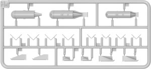 画像6: ミニアート[MA49021]1/48 ドイツ軍用ドロップタンク＆爆弾 (6)