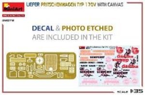 画像2: ミニアート[MA38072]1/35 配達用平床式トラックタイプ170Vキャンバス付 (2)