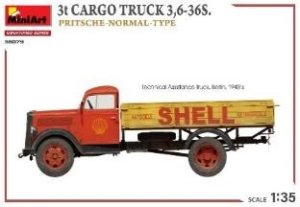 画像5: ミニアート[MA38079]1/35 3tカーゴトラック3.6-36S 平床ノーマルタイプ (5)