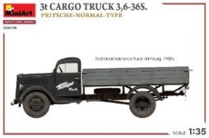 画像9: ミニアート[MA38079]1/35 3tカーゴトラック3.6-36S 平床ノーマルタイプ (9)