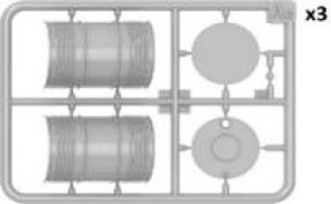 画像2: ミニアート[MA24012]1/24 燃料＆オイルドラム缶 1930-50年代セット 2 (2)