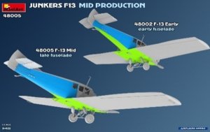 画像2: ミニアート[MA48005]1/48 ユンカースF13 中期生産型 ドイツ、ポーランド、スイス (2)