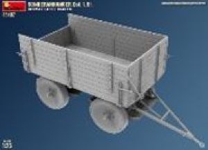 画像3: ミニアート[MA35487]1/35 ゾンダランハンガーOst 1.5t. ドイツ製カーゴトレーラー (3)