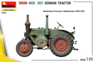 画像3: ミニアート[MA24003]1/24 ドイツ トラクターD8506 1937年 (3)