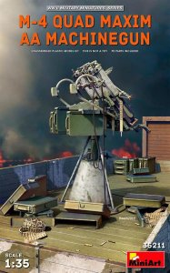 画像1: ミニアート[MA35211]1/35 M-4クワッド マキシムAAマシンガン (1)