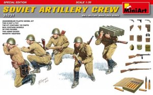 画像1: ミニアート[MA35231]1/35 ソビエト砲兵隊5体入（特別版）弾薬箱・歩兵用銃・装備品付 (1)