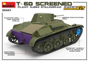 画像3: ミニアート[MA35237]1/35 T-60 SCREENED (スターリングラード第264工場製）フルインテリア（内部再現） (3)