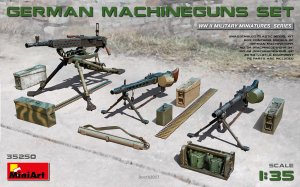 画像1: ミニアート[MA35250]1/35 ドイツ・マシンガンセット (1)