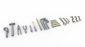 画像4: ミニアート[MA35284]1/35 アメリカ兵バイククルー修理中3体入特別版（工具、工具箱付） (4)