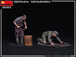 画像5: ミニアート[MA35353]1/35 ドイツ修理工2体セット（作業台・工具付） (5)