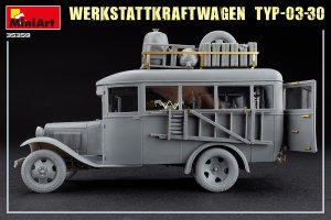 画像3: ミニアート[MA35359]1/35職人用工房車 タイプ03-30（修理用機械・工具・兵隊１体付） (3)