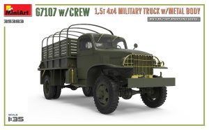 画像11: ミニアート[MA35383]1/35　G7107  1.5t 4X4 カーゴトラック w/METAL BODY　（クルーフィギュア付） (11)