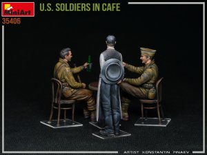 画像3: ミニアート[MA35406]1/35 カフェの米兵　フィギュア3体入 (3)