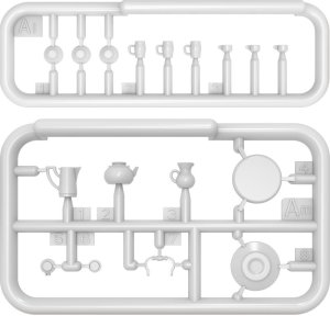 画像5: ミニアート[MA35559]1/35 家庭用陶磁器＆グラスセット【再販品】 (5)