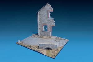 画像2: ミニアート[MA36024]ジオラマベース24　1/35　アルデンヌの通り (2)