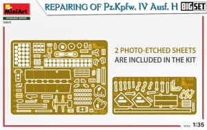 画像2: ミニアート[MA36063]1/35　Pz.Kpfw. IV Ausf. H.(修理中) ビッグセット (2)