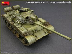 画像5: ミニアート[MA37020]1/35 T-55A Mod.1981フルインテリア(内部再現) (5)