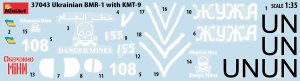 画像17: ミニアート[MA37043]1/35 ウクライナ軍BMR-1　w/KMT-9 (17)