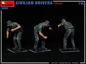 画像4: ミニアート[MA38050]1/35 民間ドライバー 1930-40年代4体入 (4)